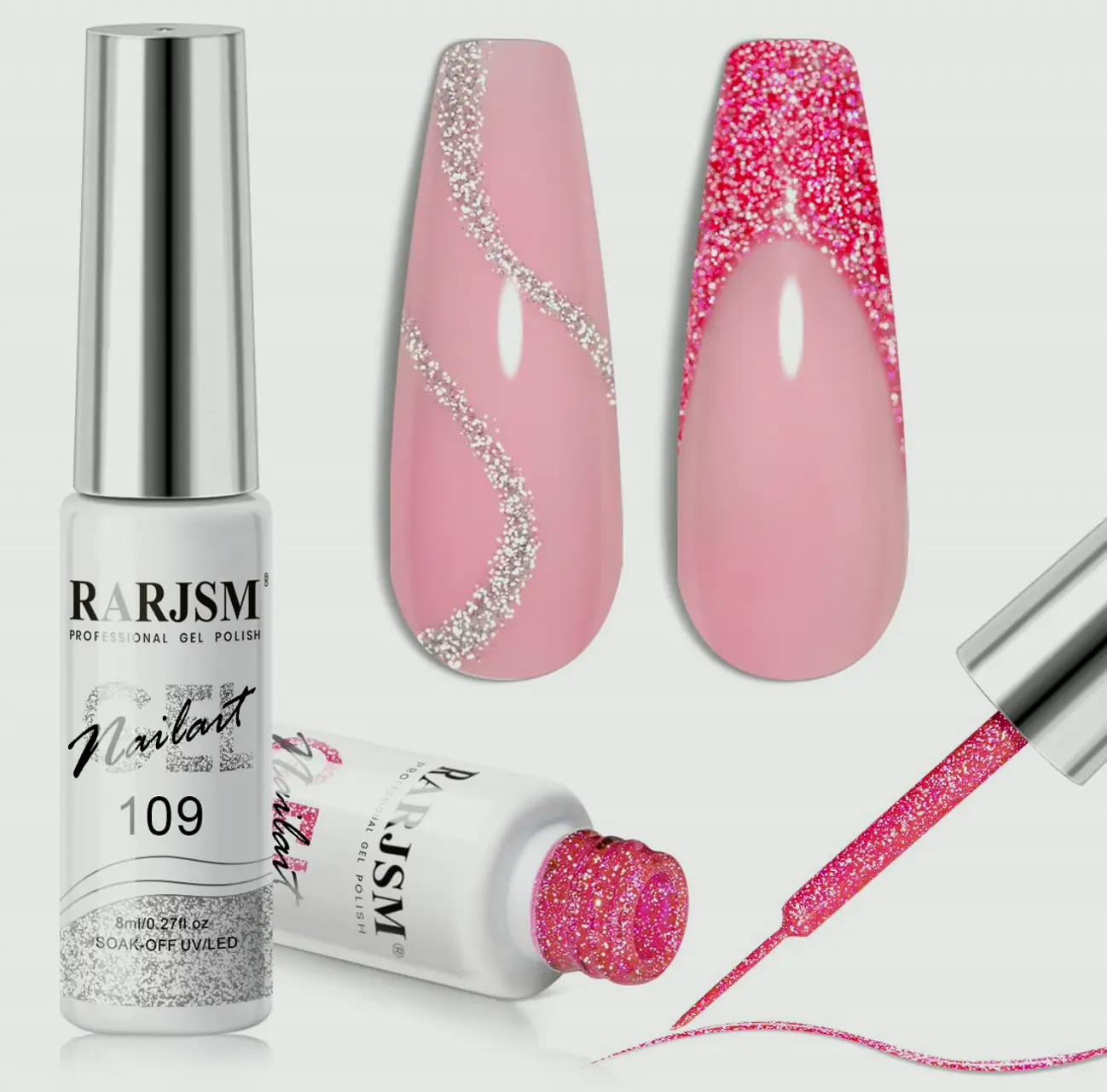 Glitter Gel Nail Art Kit