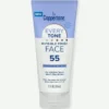 Coppertone Face Sunblock SPF 55, Transparent Finish, 2 Fl Oz