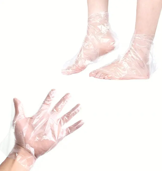 400 PCS Plastic Hand and Covers
