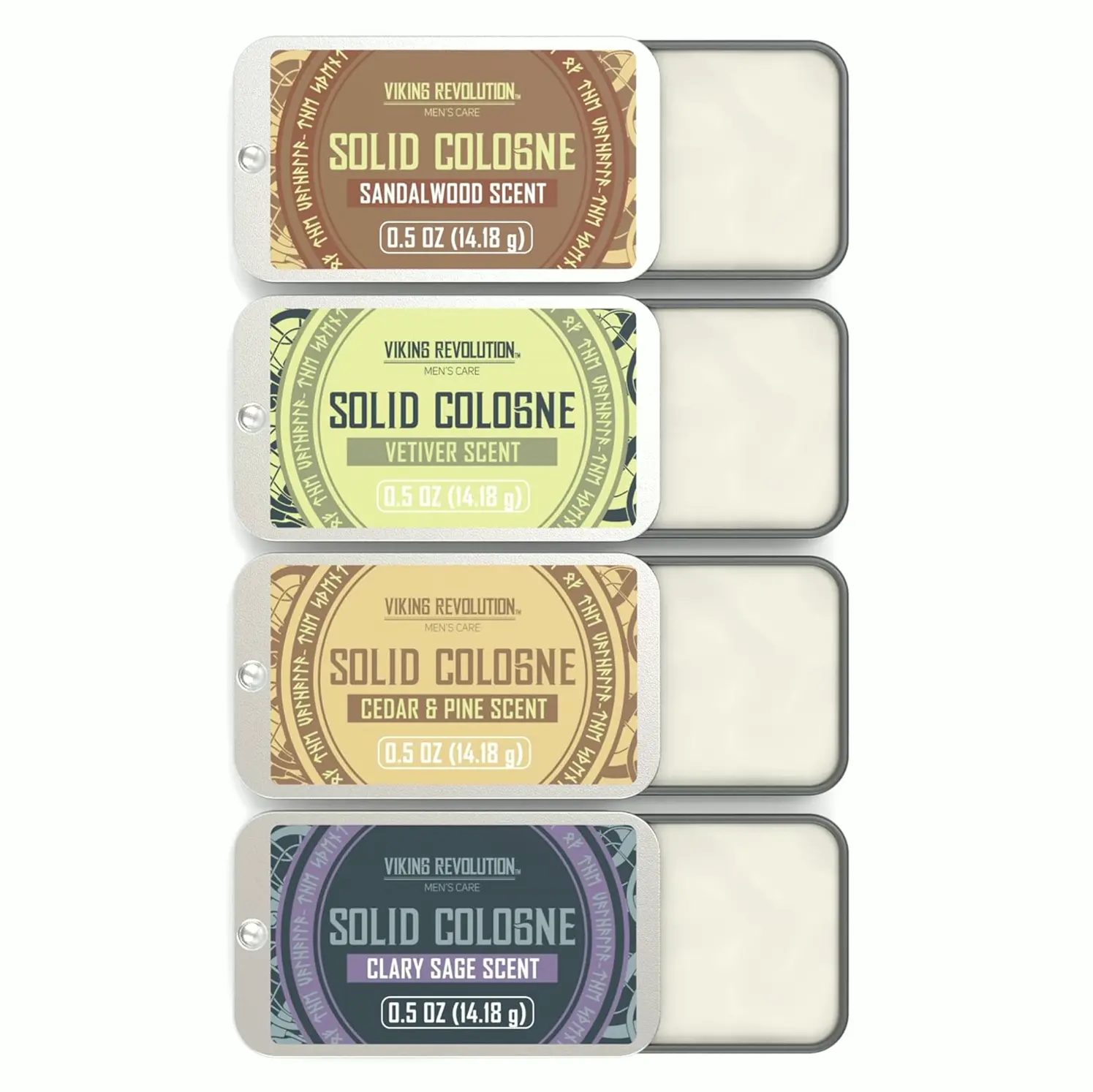 Viking Revolt 4-Pack Solid Perfume for Men